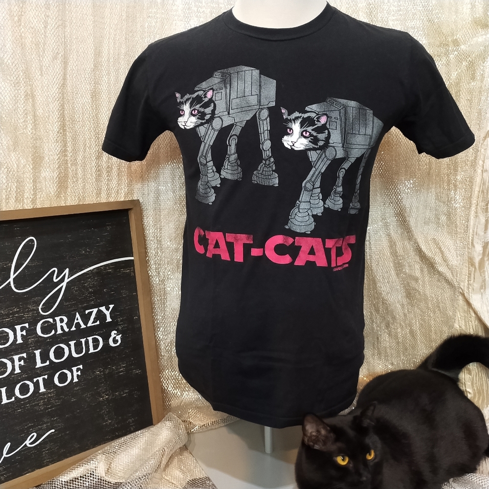 David & Goliath Cat Cats T-shirt Unisex S